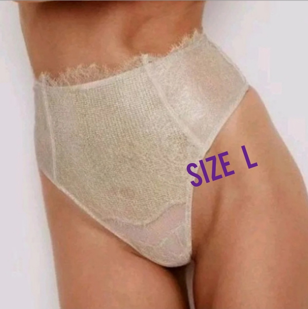 VS Pink Dream Angels High Waist Thong Panty